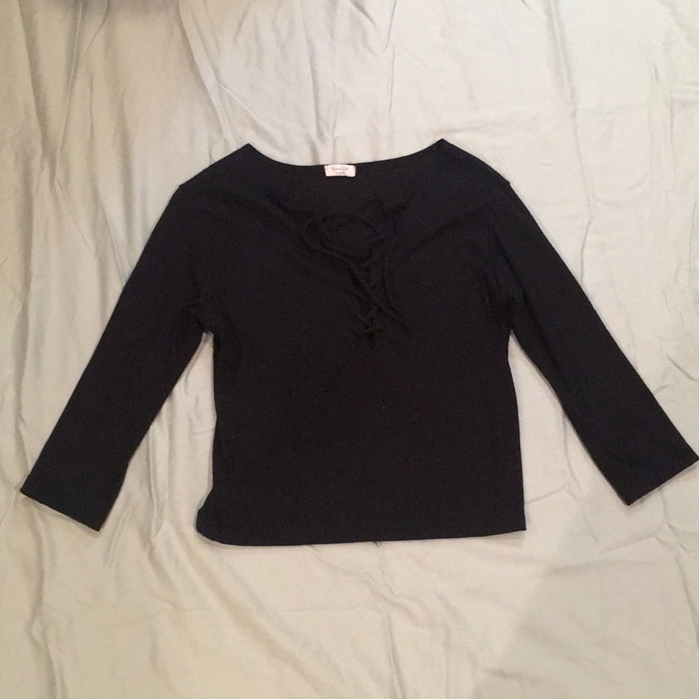 Black tie top